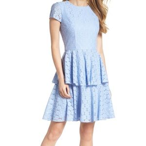 GAL MEETS GLAM Daisy Lace Tier Dress Size 12 New without tags